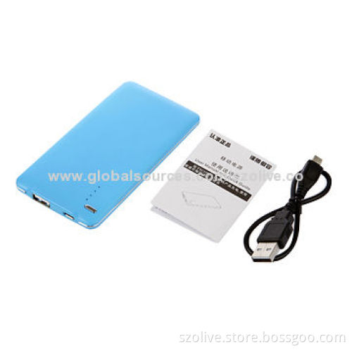 Mobile Phone Battery Charger/Power Bank with 4,000mAh Capacity